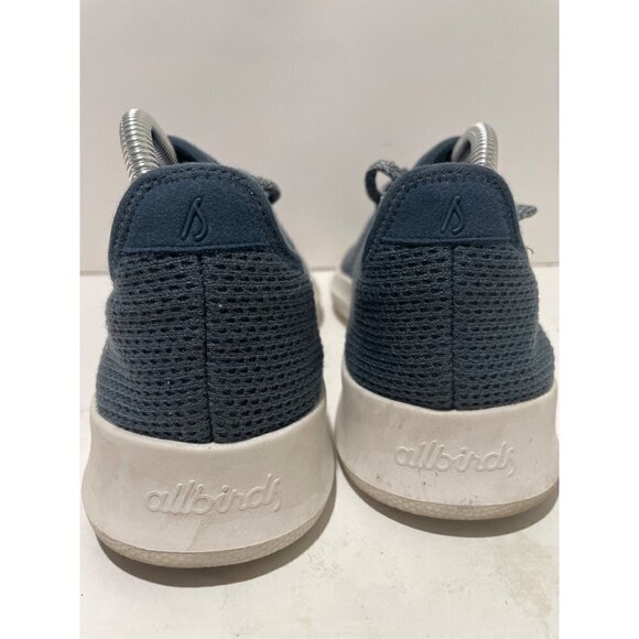ALLBIRDS WOMENS WALKING TREE RUNNERS  LACE UP NAVY BLUE SIZE 10 SNEAKERS - Picture 3 of 6